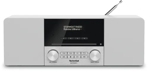 Radioodbiornik TechniSat DigitRadio 3 Radio FM DAB+ Bluetooth Biały