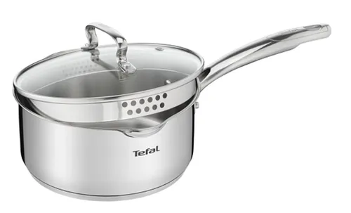 Zestaw garnków TEFAL Duetto+ G732SA55 Stal nierdzewna 18/10 Indukcja Możliwość mycia w zmywarce (10 elementów)