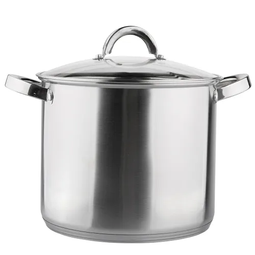 Garnek ze stali nierdzewnej z pokrywką FABIO 8,5 l