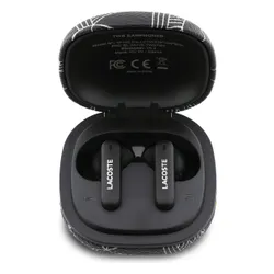 Słuchawki dokanałowe LACOSTE Monogram The Blend ANC Czarny