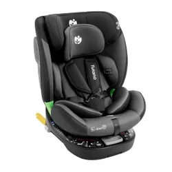 Fotelik samochodowy TULANO Loom 35 40-150 cm (0-36 kg) Czarno-szary