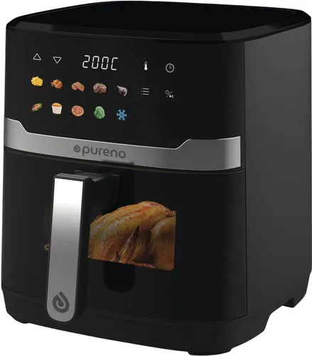 Air Fryer Frytkownica beztłuszczowa PURENO Air 650 6.5l z 10 automatycznymi programami i okienkiem do obserwacji postępów gotowania