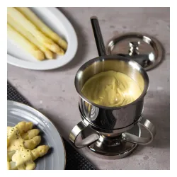 SPRING Cristal 0,5 l - rondel ze stali nierdzewnej z pokrywką i podgrzewaczem