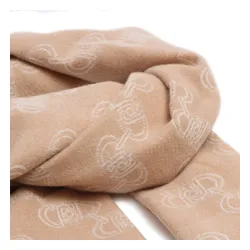 Liu Joe Stolya Jacquard eșarfă logo 2f3079 T0300 Cammello 00070