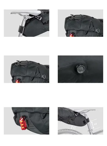Torba podsiodłowa Topeak BackLoader 15L - black