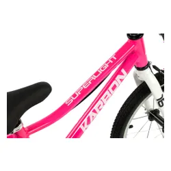 Rower dziecięcy KARBON Superlight 16 cali dla dziewczynki Różowy