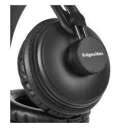 Słuchawki przewodowe Kruger & Matz Monitor KM885 Nauszne Czarny