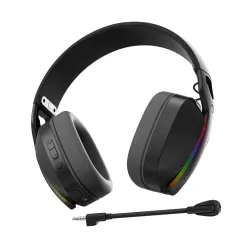 Słuchawki bezprzewodowe z mikrofonem Marvo Pulz 70W Nauszne Czarny