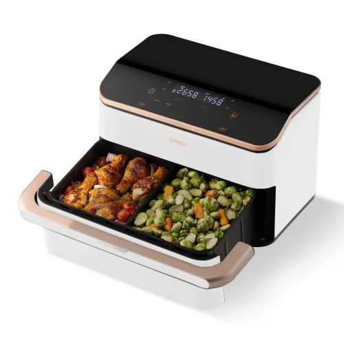 Air fryer Cosori Dual Blaze TwinFry CAFTF101SWEUR 2800W 10l Aplikacja mobilna