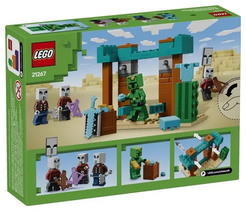 LEGO Minecraft 21267 Pustynny patrol złosadników