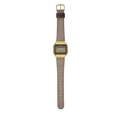 Casio Vintage A700WEGL - 5aef Beige / Gold Saati