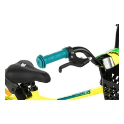 Rower dziecięcy KARBON Jazz 18 cali dla chłopca Limonkowy