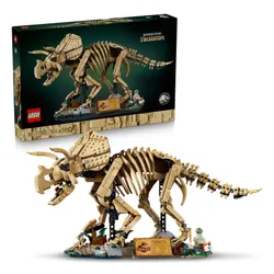 LEGO Jurassic World 77985 Szkielety dinozaurów: triceratops, zestaw klocków
