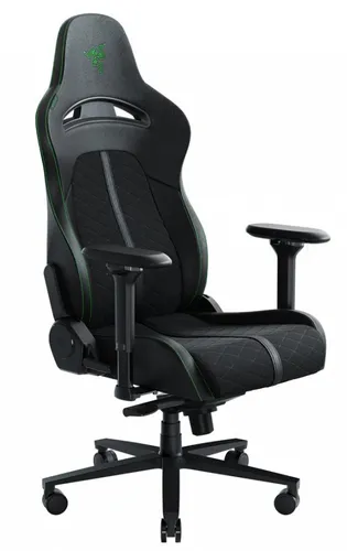 Fotel Razer Enki Gamingowy do 136kg Skóra ECO Czarno-zielony