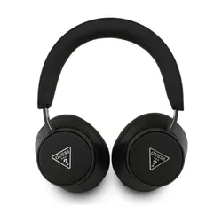 Słuchawki nauszne GUESS Saffiano Triangle Logo Czarny