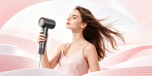 Suszarka do włosów Enchen Air 8 Jonizacja Zimny nawiew 1500W 2 prędkości 3 temperatury Szary