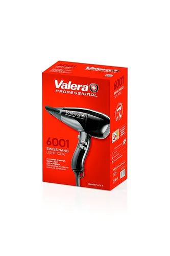 Фен для волос Valera Swiss Nano Light 6001 ионизация 1800 Вт 2 скорости продувки 3 уровня температуры