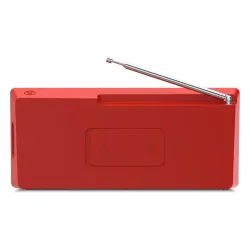 Radioodbiornik TechniSat DigitRadio 2 S Radio FM DAB+ Bluetooth Czerwono-srebrny