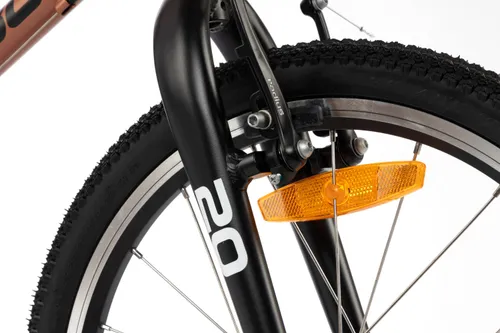 Rower dziecięcy KARBON Superlight 20 cali dla chłopca Miedziany