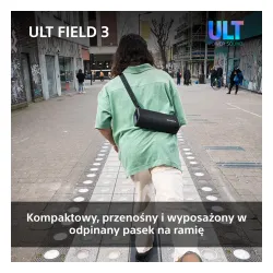 Głośnik Bluetooth Sony ULT Field 3 SRS-ULT30H Szary + Słuchawki bezprzewodowe ULT Wear WH-ULT900NB Czarny