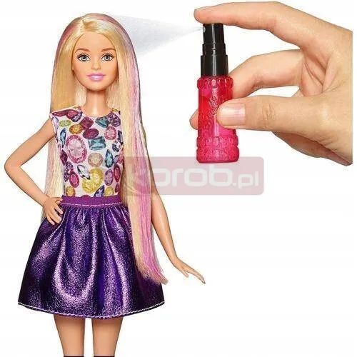 Lalka Barbie Mattel Barbie Zrób to sama: Fale i loki (DWK49)