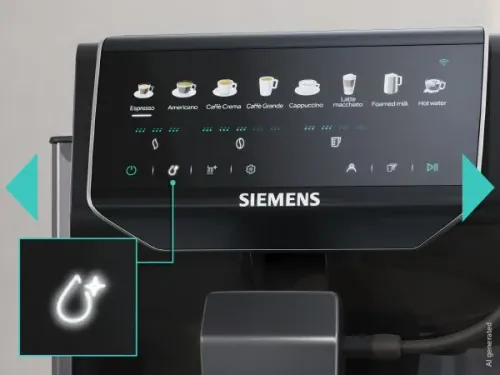 Ekspres Siemens EQ500 iAroma Piano Black TP553E05
