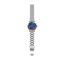 Invicta Watch 39123 Silver / Red / Navy