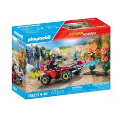 PLAYMOBIL ACTION HEROES 71825 QUAD STRAŻY POŻARNEJ zestaw dla dzieci +4 lat