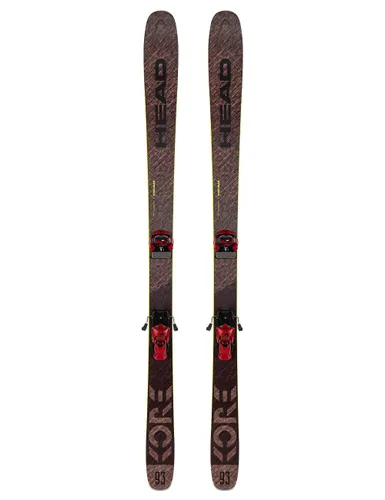 Narty allmountain męskie HEAD KORE 93 + wiązania TYROLIA ATTACK 13 z GRIP WALK - Długość (cm) - 189