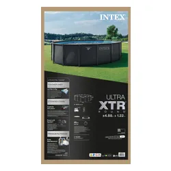 Basen ogrodowy stelażowy Ultra XTR Frame 488x122 cm INTEX 26326 ND