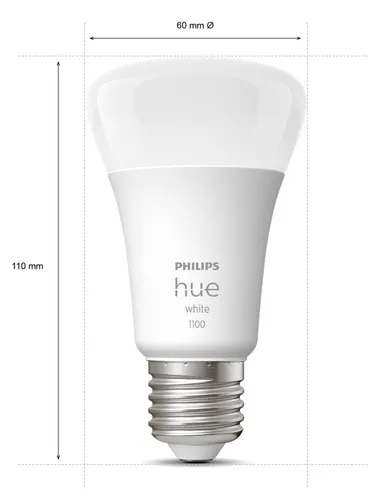 Inteligentna żarówka LED PHILIPS HUE 212728 9.5W E27 Bluetooth (2 szt.)