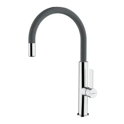 Bateria Teka FOT 995 Chrom/Kamienny szary Mosiądz/Chrom