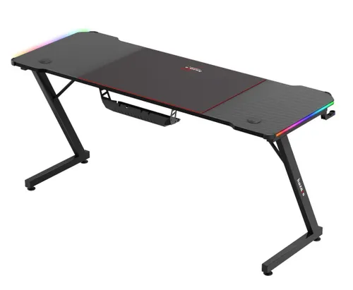 Biurko gamingowe HUZARO Hero 4.8 RGB Czarny