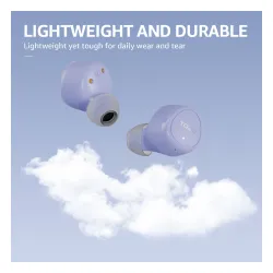 Słuchawki bezprzewodowe Tozo Agile Solo Dokanałowe Bluetooth 5.3 Fioletowy