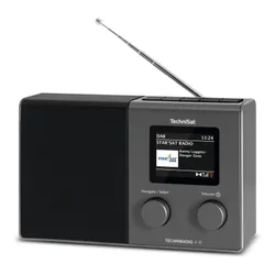 Radioodbiornik TechniSat TechniRadio 4 IR Radio FM DAB+ Internetowe Czarny