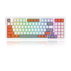 Klawiatura mechaniczna Redragon K664WOG-RGB Gloria Redragon Red Szaro-pomarańczowy