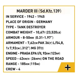 Конструктор COBI Marder III Sd.Kfz.139