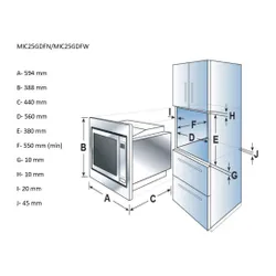 Kuchenka mikrofalowa Candy MICG25GDFN Grill