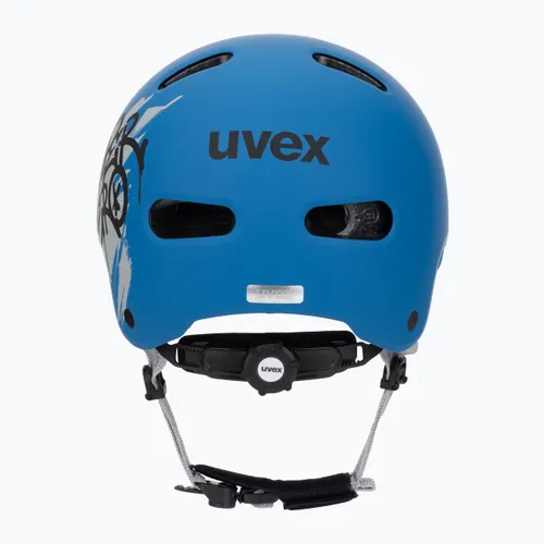 Kask dziecięcy UVEX Kid 4 Style super hero blue matt