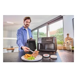 Air Fryer Frytkownica beztłuszczowa BRAUN TwinCook 5 TD5073 10l z podwójnym koszem i okienkiem do obserwacji postępów gotowania