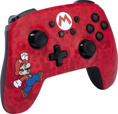 Геймпад PowerA беспроводной Here We Go Mario (1525741-01)