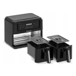Air Fryer Frytkownica beztłuszczowa TURBOTRONIC TT-AF118 7.6l z podwójnym koszem