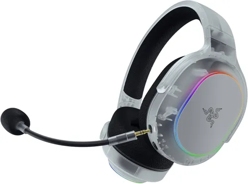 Słuchawki RAZER Barracuda X Chroma Phantom Bezprzewodowe, Nauszne, Dźwięk przestrzenny Biało-przezroczysty