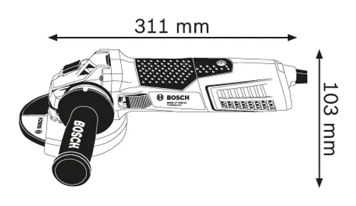 Bosch GWS 17-150 Taşlama makinesi