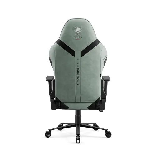 Fotel Diablo Chairs X.One Prime Normal Size Ghotic Green Gamingowy Do 140kg Tkanina Zielony