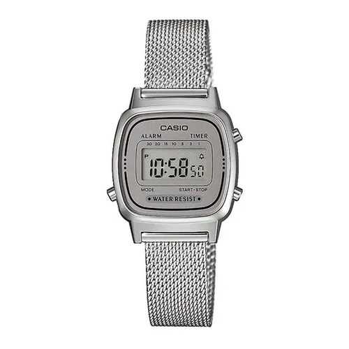 Casio Vintage LA670WEM-7ef Gümüş / Gümüş Saatler