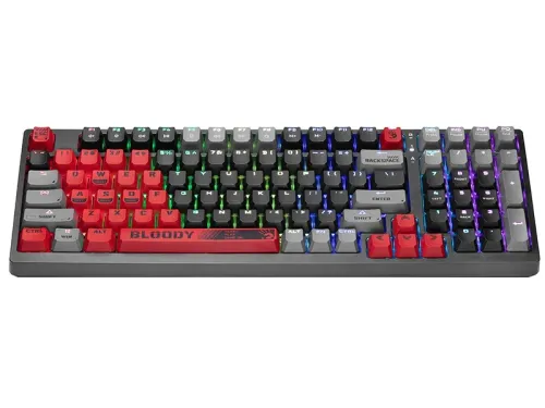 Klawiatura gamingowa A4Tech Bloody S98 Sports BLMS Red Plus przewodowa mechaniczna podświetlana czarna