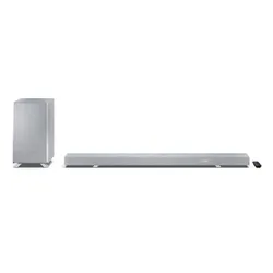 Soundbar SHARP HT-SBW55121 Srebrny 5.1.2-kanałowy, Bezprzewodowy Subwoofer, HDMI eARC, Dolby Atmos, 4K, BT