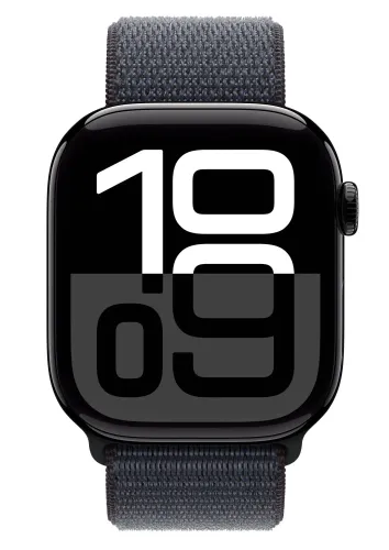 Apple Watch Series 10 GPS + Cellular koperta 42mm aluminium onyks opaska sportowa atramentowa