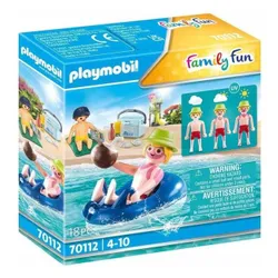 PLAYMOBIL Family Fun 70112 Chłopiec z oponą